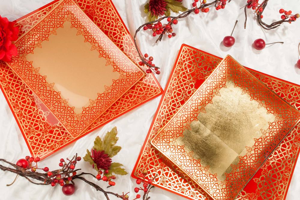 Printing with gold foil