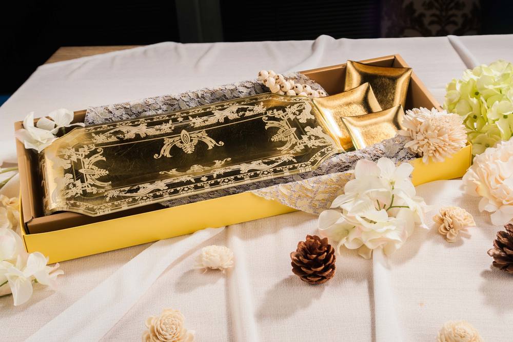 Printing with gold foil