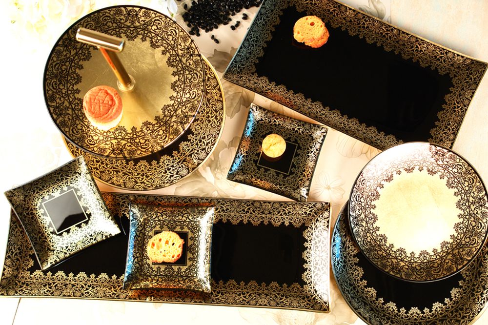 Printing with gold foil