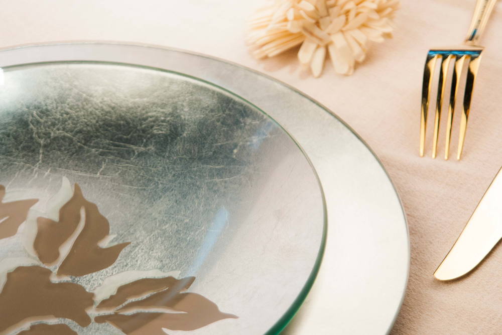 Printing with silver foil